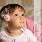Baby Girl Headbands, Baby Flower Headband, Newborn..