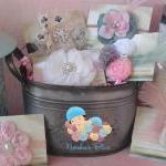 Baby Girl Gift Basket Set, Baby Shower Gift, The..