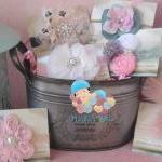 Baby Girl Gift Basket Set, Baby Shower Gift, The..