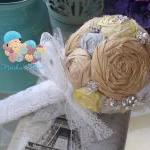 Bridal Bouquet, Wedding Bouquet, Rosebud Silk..