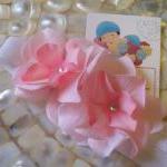 Pink Baby Flower Headband, Newborn Flower..